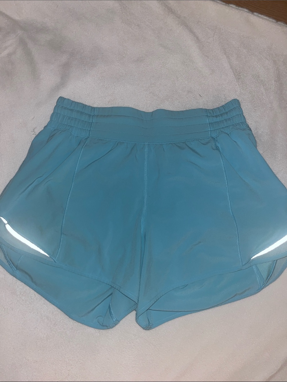 lululemon athletica Aqua Blue Women's Running Shorts